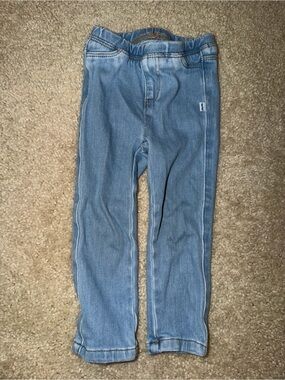 Little Sleepies Light Blue Denim-Look Kids Leggings